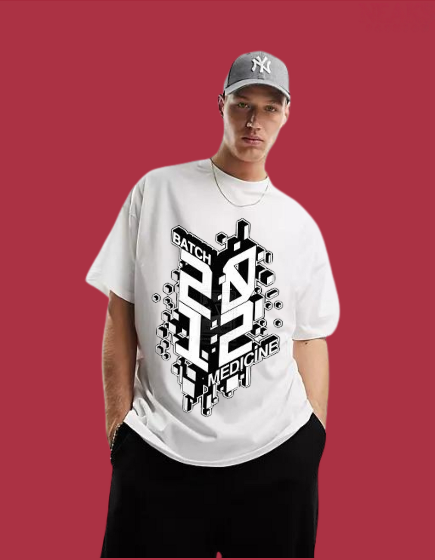 Neaks Graphic Print OverSize T-Shirt(Shipping Free)